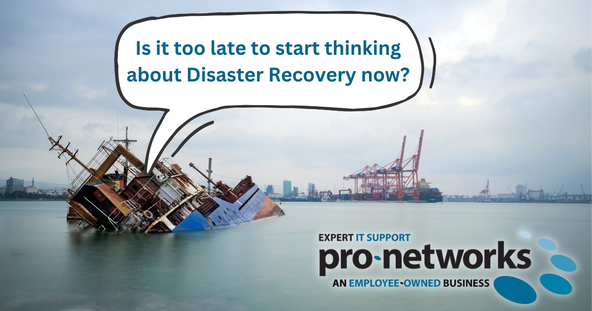 Disaster Recovery as a Service by Pro-Networks