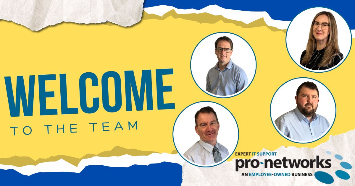 Pro-Networks Welcomes Four New Colleagues