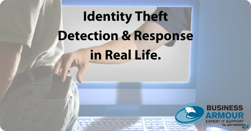 Identity Theft Detection & Response (ITDR) In Real Life (IRL)
