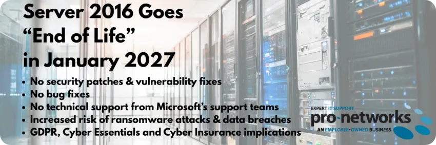 Server 2016 Goes End Of Life In 2027