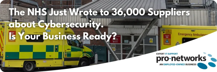 NHS Just Wrote To 36000 Suppliers